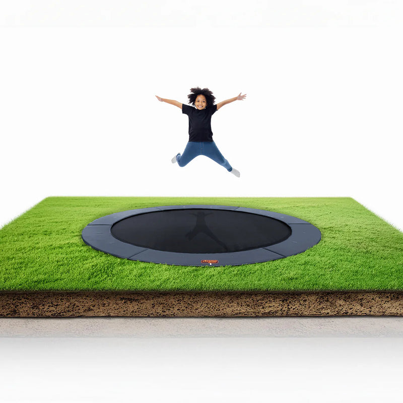 Load image into Gallery viewer, 14′ Round Pro-Line Avyna In-ground Trampoline
