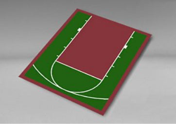 Small Basketball Court Kit 1