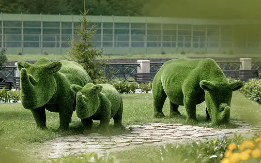 Load image into Gallery viewer, Topiary Small Rhinoceros
