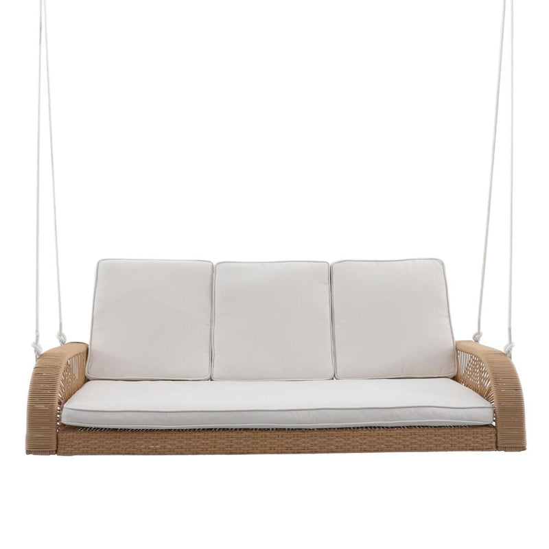 Load image into Gallery viewer, East Green Lucca Wicker Porch Swing with Cushions
