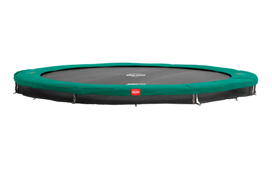BERG Champion 14' Oval Lo-Ground Trampoline with Enclosure