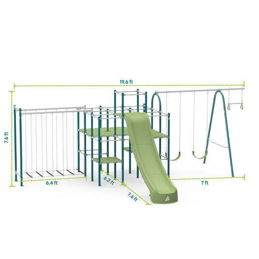 ActivPlay Base Camp Playground + Hanging Bridge Module