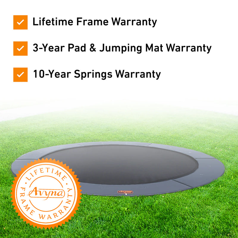 Load image into Gallery viewer, 14′ Round Pro-Line Avyna In-ground Trampoline
