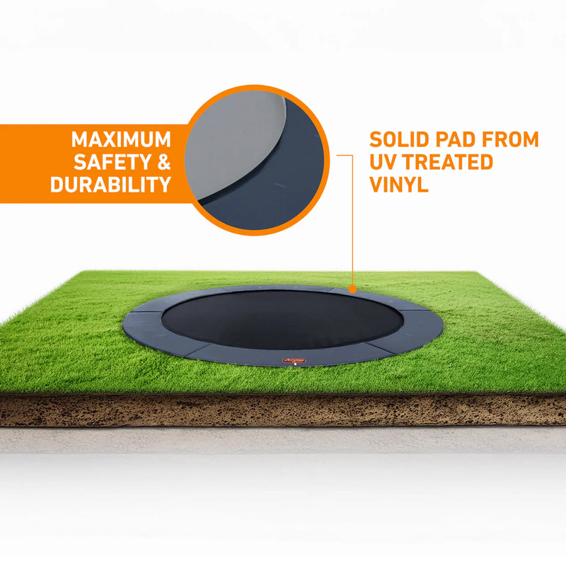 Load image into Gallery viewer, 14′ Round Pro-Line Avyna In-ground Trampoline
