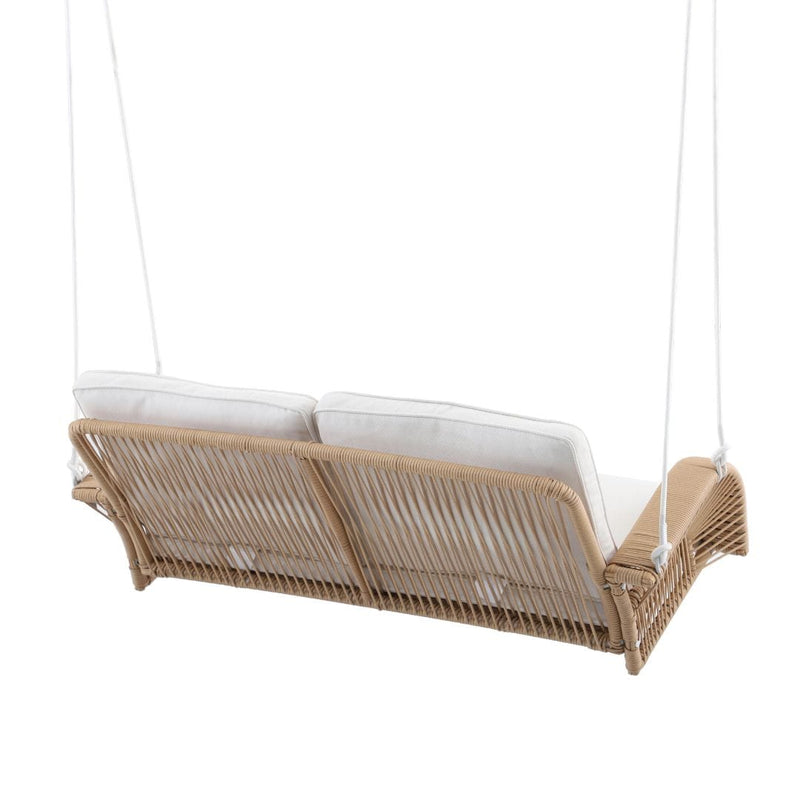 Load image into Gallery viewer, East Green Lucca Wicker Porch Swing with Cushions
