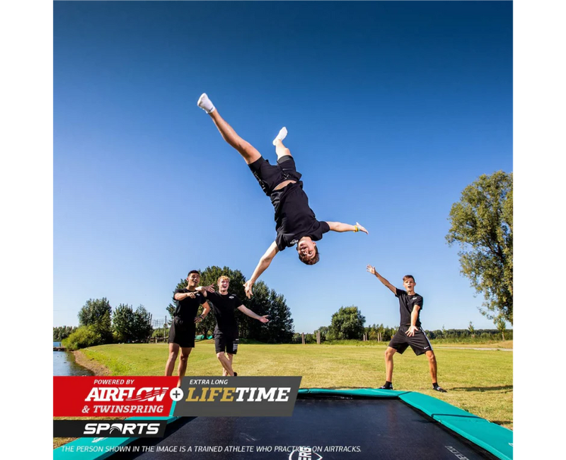 Load image into Gallery viewer, BERG Ultim Champion 10'x16' Rectangle In-Ground Trampoline

