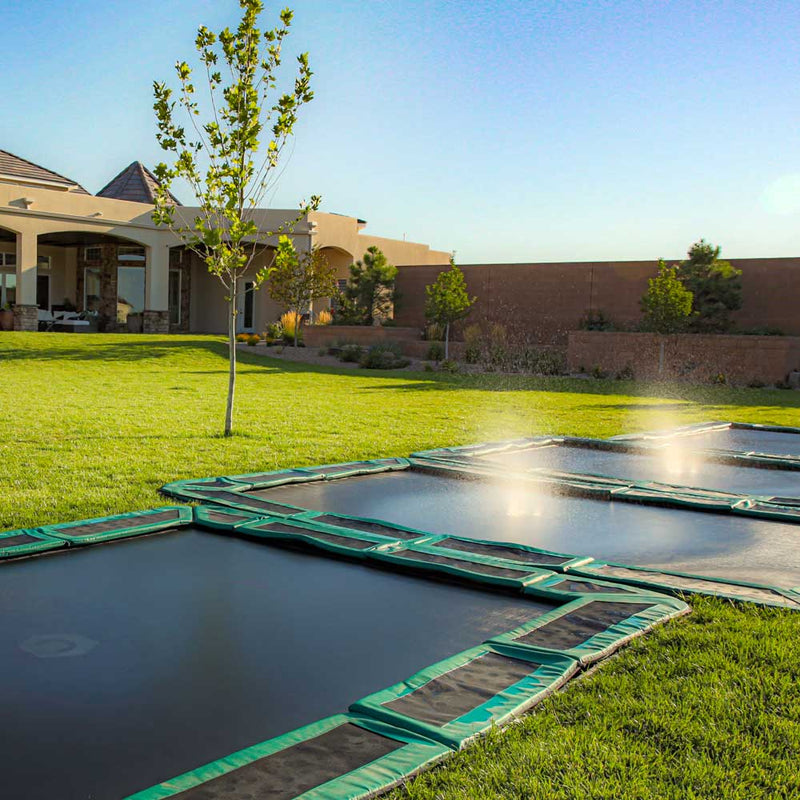 Load image into Gallery viewer, Capital Play® 14ft X 10ft Rectangle In-Ground Trampoline
