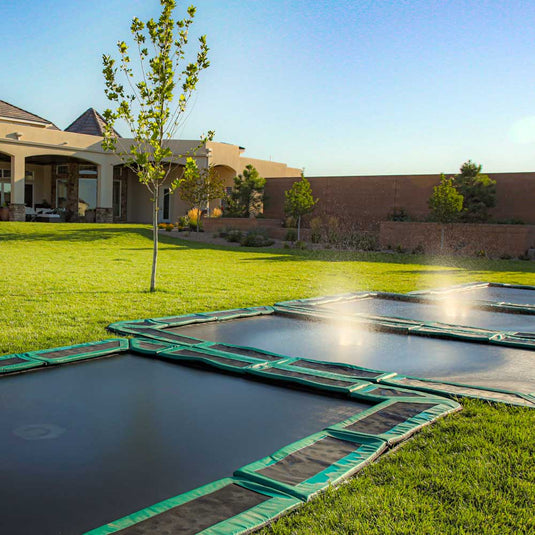 Capital Play® 14ft X 10ft Rectangle In-Ground Trampoline