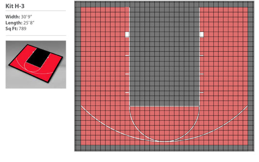 Small Basketball Court Kit 3