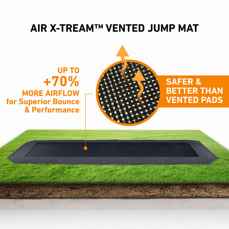 Load image into Gallery viewer, 12x18&#39; Rectangle Pro-Line MAX Avyna In-Ground Trampoline

