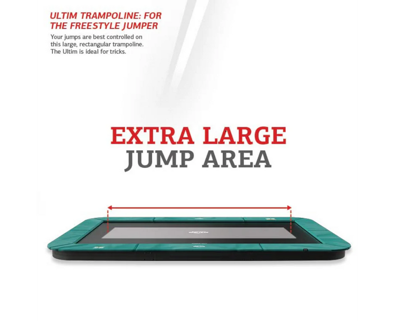 Load image into Gallery viewer, BERG Ultim Champion 10'x16' Rectangle In-Ground Trampoline
