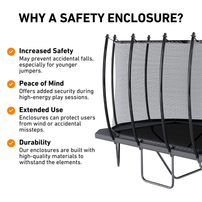 Load image into Gallery viewer, 10'x17' Rectangle Pro-Line Avyna Above Ground Trampoline with Enclosure
