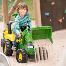 Load image into Gallery viewer, Ride On John Deere Pedal Loader With Backhoe
