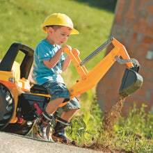 Load image into Gallery viewer, Ride On - CAT Front Loader w/ Backhoe Pedal Tractor
