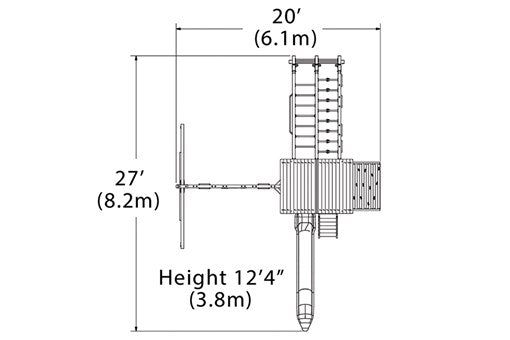 Olympian Outlook XL 1B Swing Set