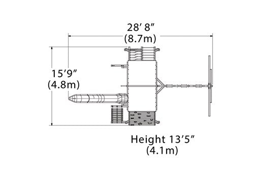 Olympian Peak Jumbo 1 Swing Set