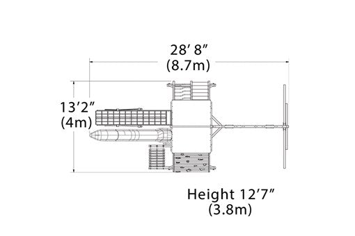 Load image into Gallery viewer, Olympian Peak XL 2 Swing Set
