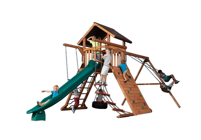 Load image into Gallery viewer, Olympian Summit 1 Swing Set
