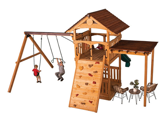 Olympian Treehouse XL 2 Swing Set