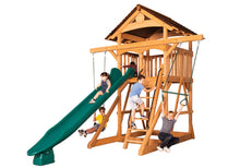 Load image into Gallery viewer, Olympian Treehouse XL Space Saver 1 Swing Set

