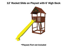 Load image into Gallery viewer, Rocket Slide 12&#39; Yellow
