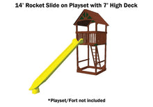 Load image into Gallery viewer, Rocket Slide 14&#39; Yellow
