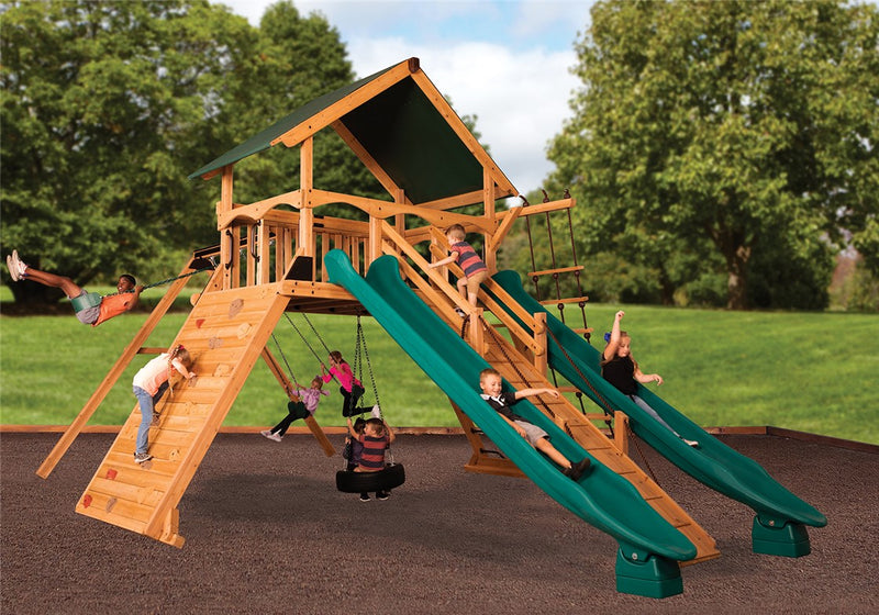 Load image into Gallery viewer, Titan Peak Jumbo 2 Swing Set
