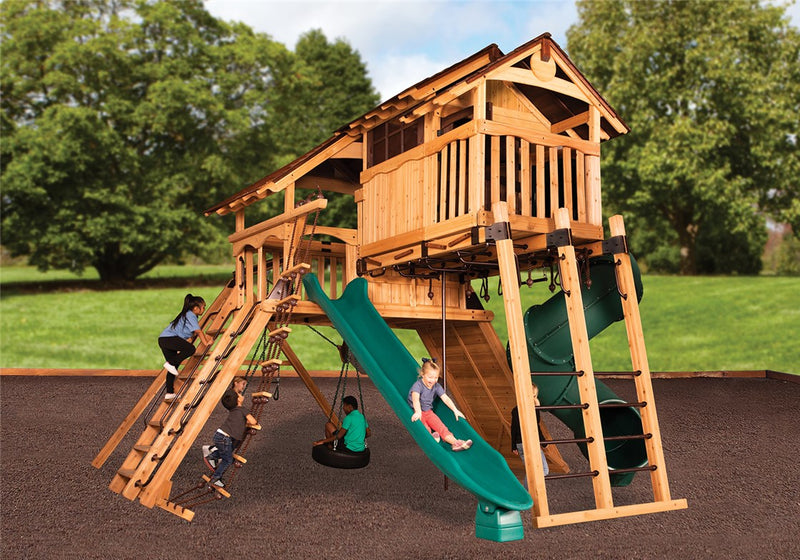 Load image into Gallery viewer, Titan Peak Jumbo 3 Swing Set
