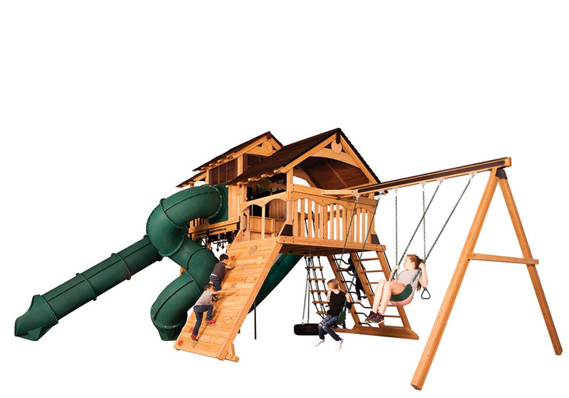 Load image into Gallery viewer, Titan Peak Jumbo 4 Swing Set
