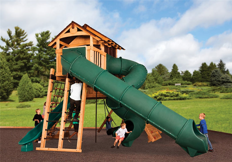 Load image into Gallery viewer, Titan Peak Jumbo 4 Swing Set
