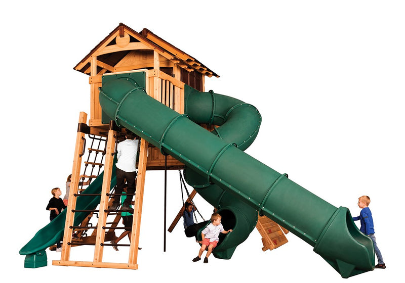 Load image into Gallery viewer, Titan Peak Jumbo 4 Swing Set
