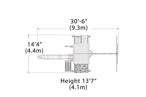 Titan Peak XL 1 Swing Set