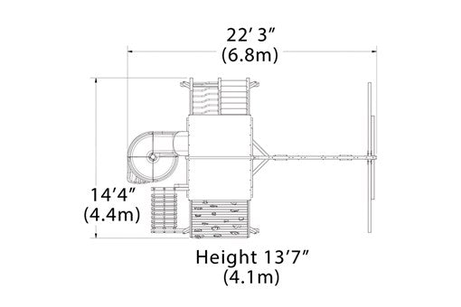 Titan Peak XL 2 Swing Set