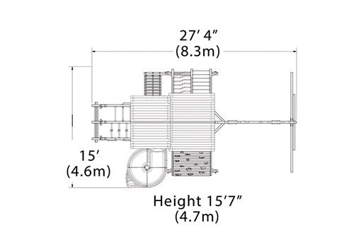 Titan Peak XL 4 Swing Set