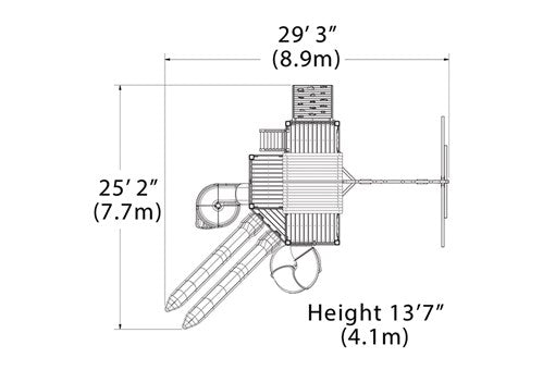 Titan Treehouse XL 11 Swing Set