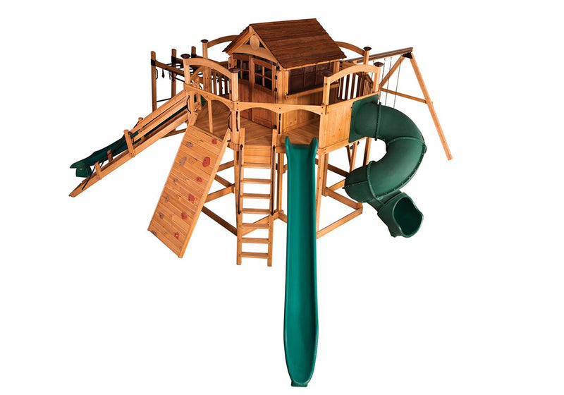 Load image into Gallery viewer, Titan Treehouse XL 12 Swing Set
