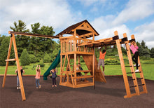 Load image into Gallery viewer, Titan Treehouse XL 2 Swing Set
