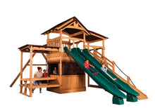 Load image into Gallery viewer, Titan Treehouse XL 4 Swing Set
