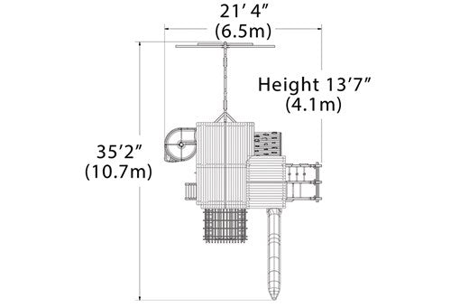 Load image into Gallery viewer, Titan Treehouse XL 6 Swing Set
