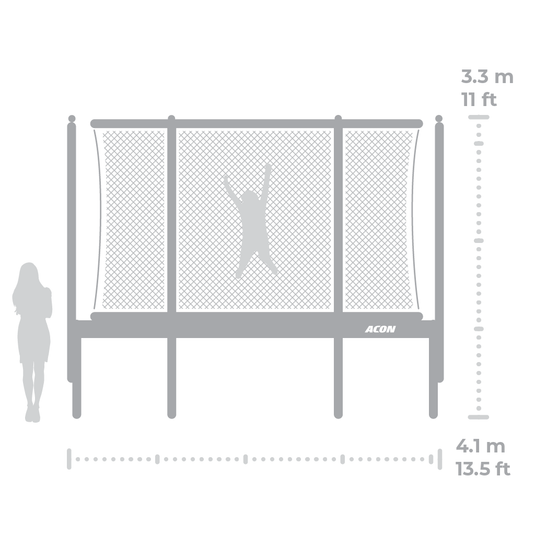 ACON Air 13 Sport HD Trampoline with Net and Ladder