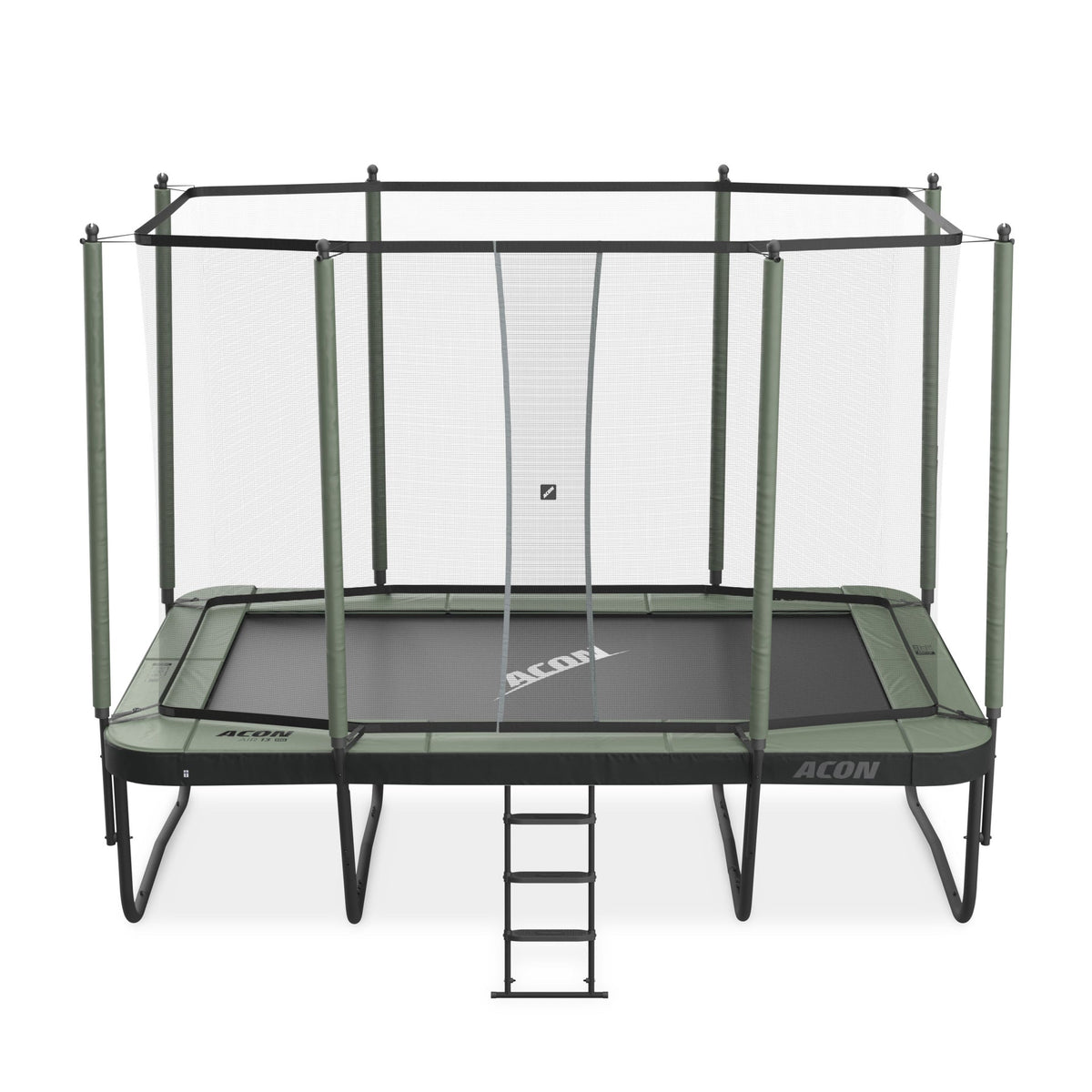 ACON Air 13 Sport HD Performance Trampoline with Net and Ladder Model 1 Marin Backyards