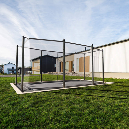 ACON Air 13 Sport HD Performance Trampoline with Net and Ladder Model 3 Marin Backyards