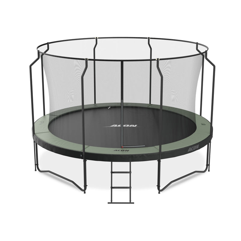 Load image into Gallery viewer, ACON Air 14ft Premium Trampoline with Net and Ladder Model 1 Marin Backyards
