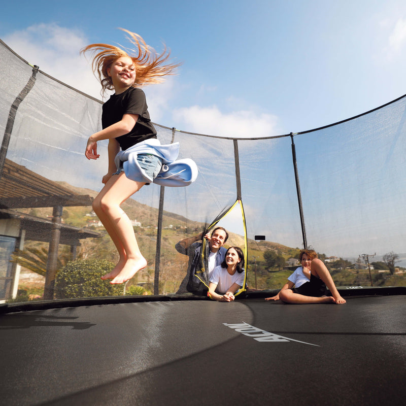 Load image into Gallery viewer, ACON Air 15ft Premium Trampoline  with Net and Ladder Lifestyle Lifestyle 2 Marin Backyards
