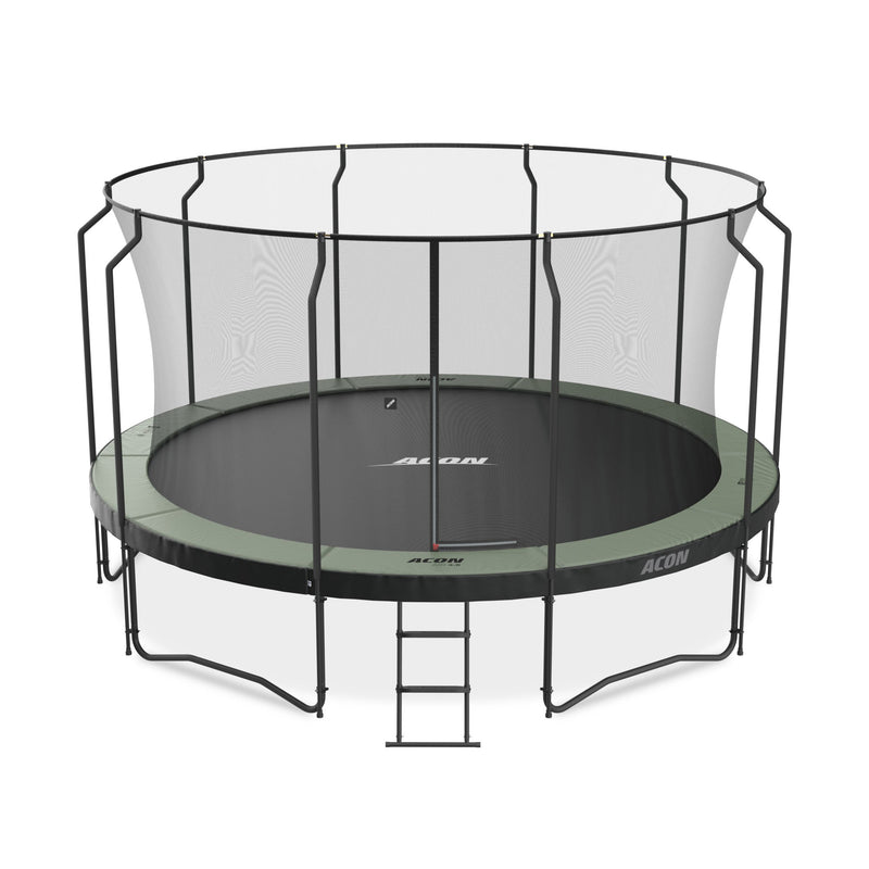 Load image into Gallery viewer, ACON Air 15ft Premium Trampoline with Net and Ladder Model 1 Marin Backyards
