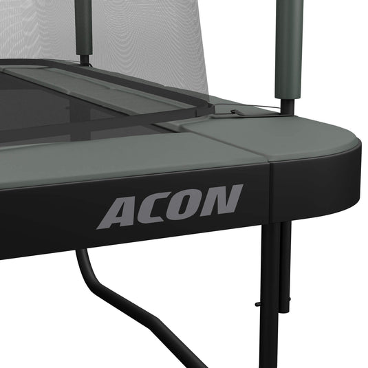ACON Air 16 Sport HD Performance Trampoline with Net and Ladder Details 2 Marin Backyards