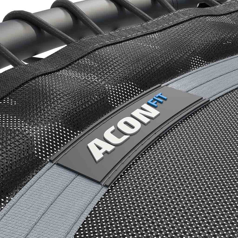 Load image into Gallery viewer, ACON Fit 44in Round Rebounder with Handlebar Black Logo Marin Backyards
