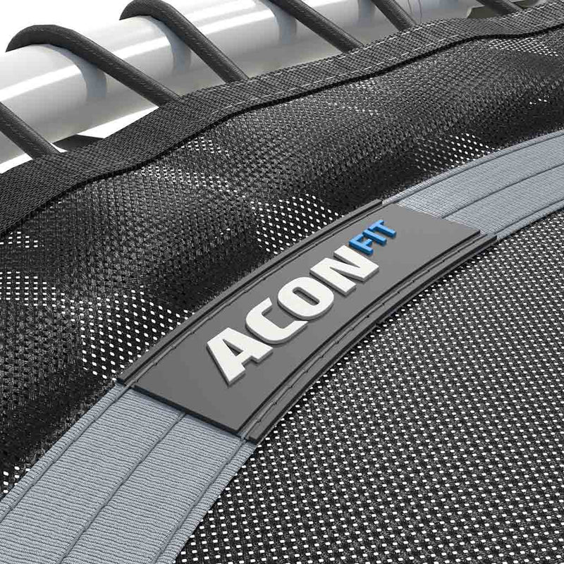 Load image into Gallery viewer, ACON Fit 44in Round Rebounder with Handlebar White Logo Marin Backyards
