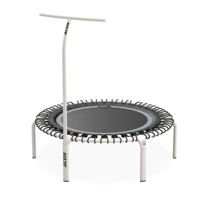 ACON Fit 44in Round Rebounder with Handlebar White Model Marin Backyards