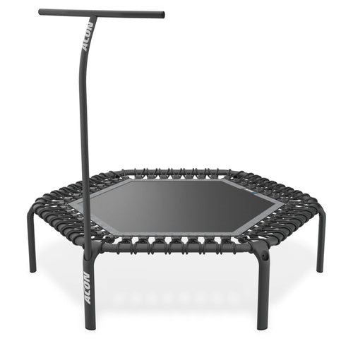 ACON Fit 55in Hexagon Rebounder Handlebar Model Black Marin Backyards